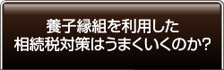 養子縁組を利用した相続税対策はうまくいくのか？